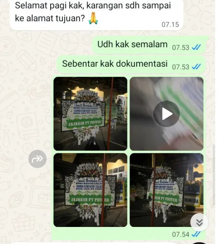 Pengiriman Papan Bunga Selamat Cinangka Bungursari