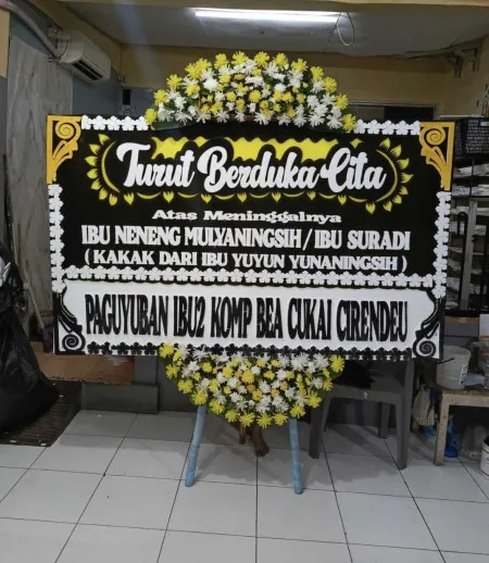 Papan Bunga Duka Cinangka Bungursari